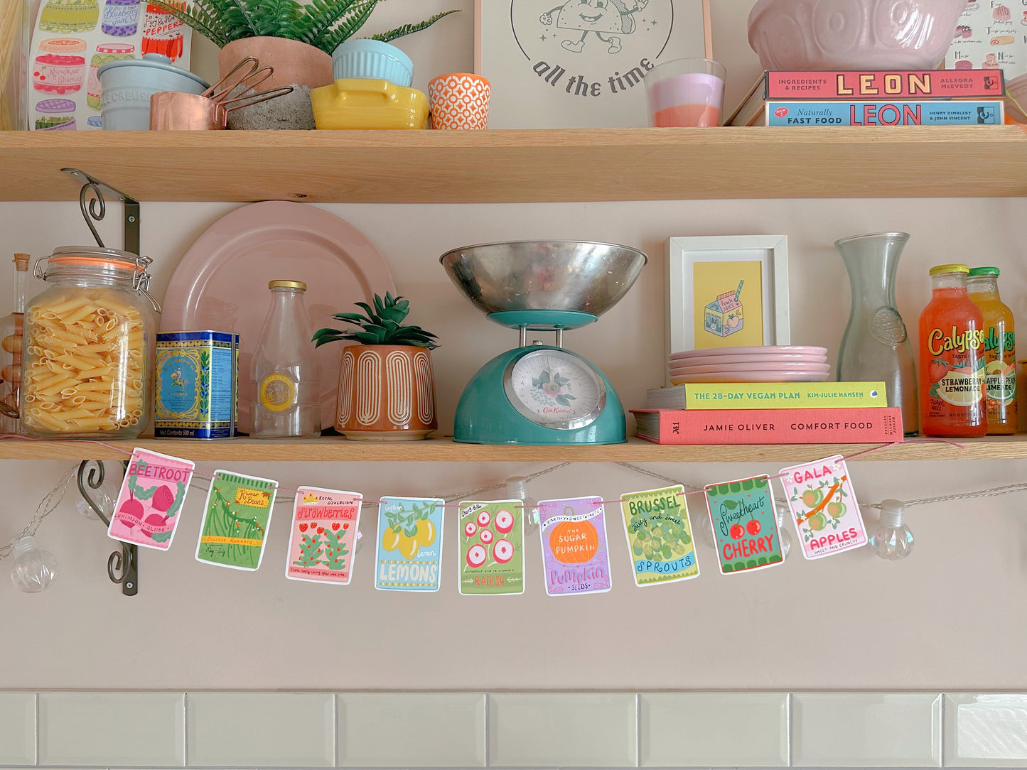 Seed packet bunting - vintage seed packets - botanical art