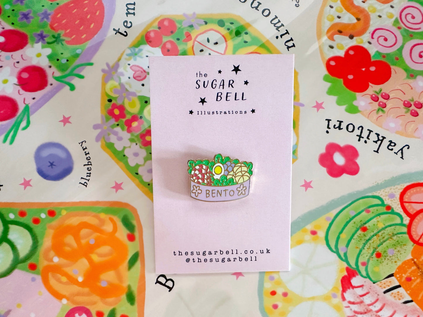 Bento Box Enamel Pin