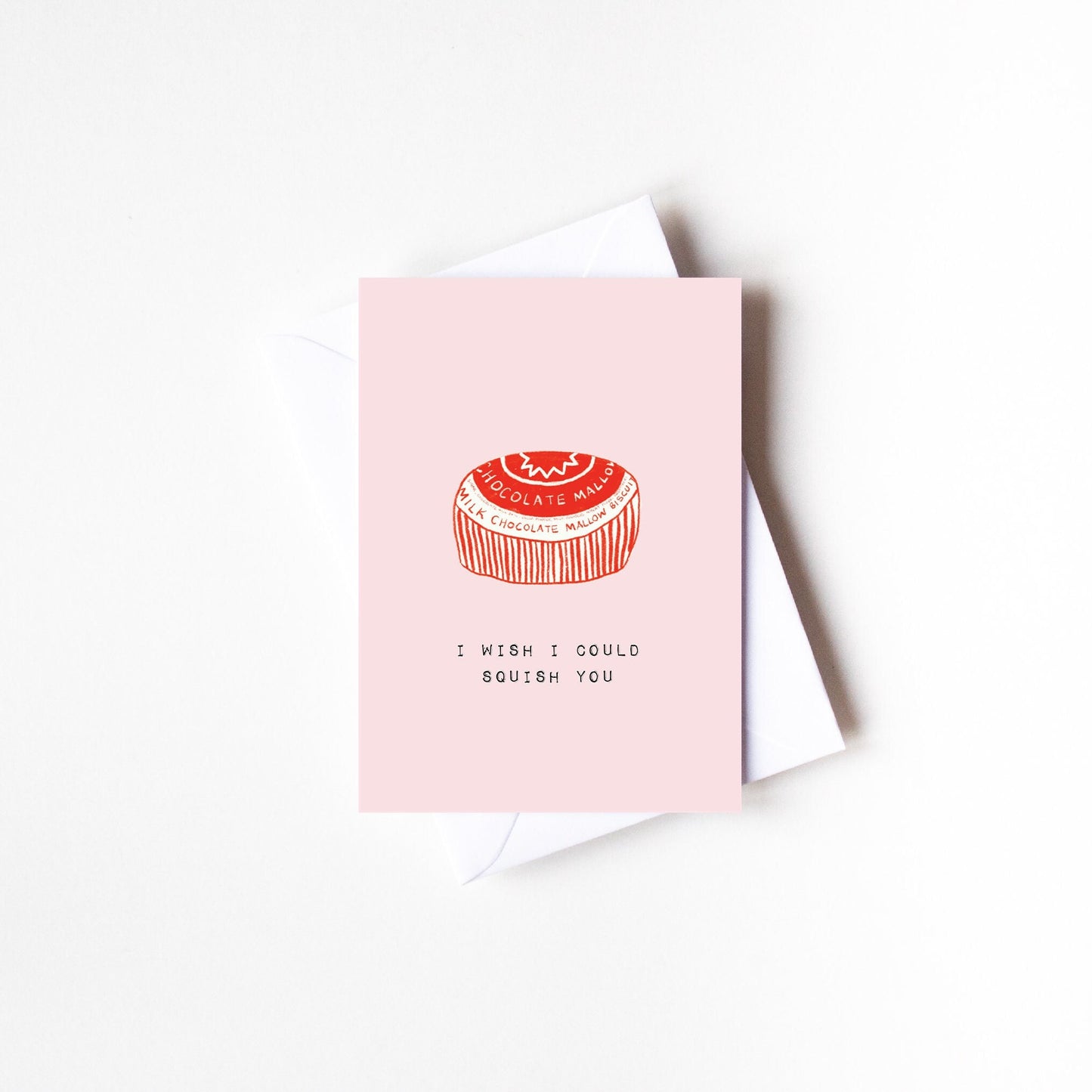 A6 teacake card - Get well soon card - miss you card - thank you card - valentines card - cards for her - funny card - birthday card