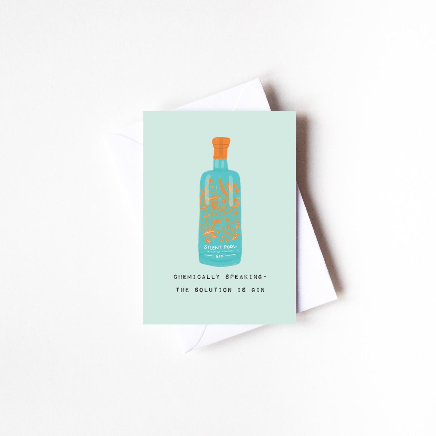 A6 gin card - gincident - happy birthday - divorce card - gin gifts - cards for him - cards for her