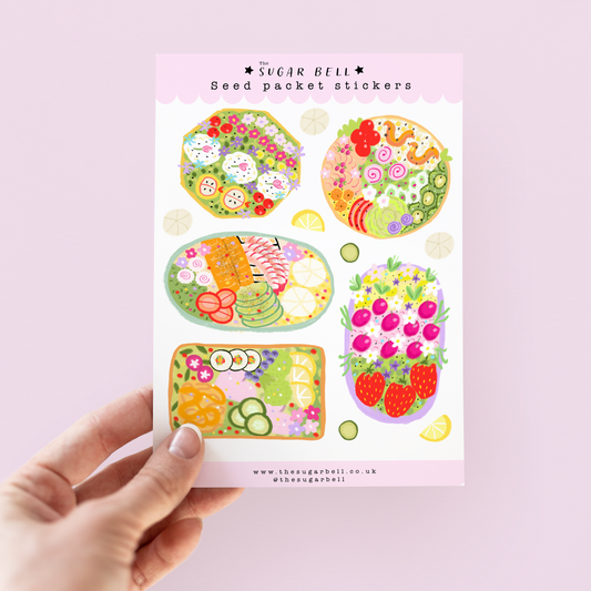 Bento Box Sticker Sheet