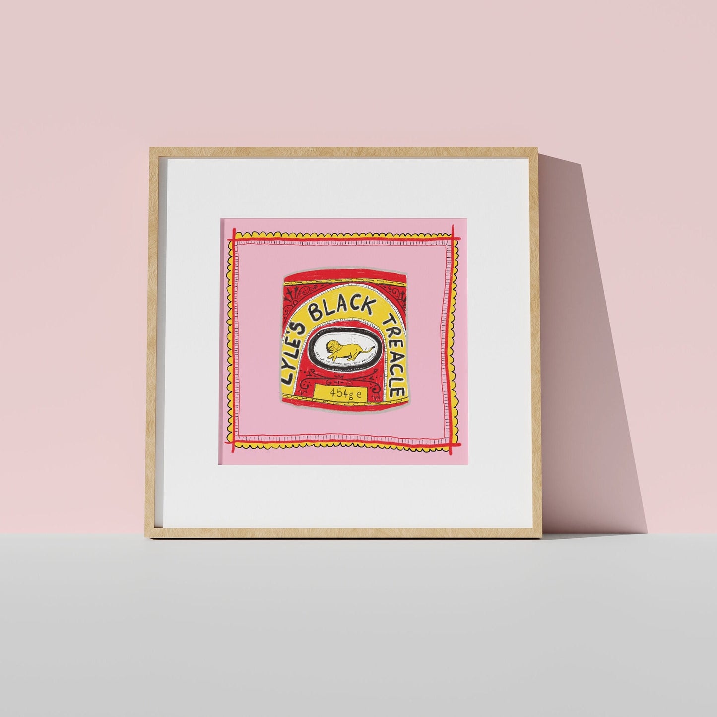 Lyle's black treacle artwork print - treacle print - kitchen art - kitchen print - colourful kitchen  - kitchen wall art