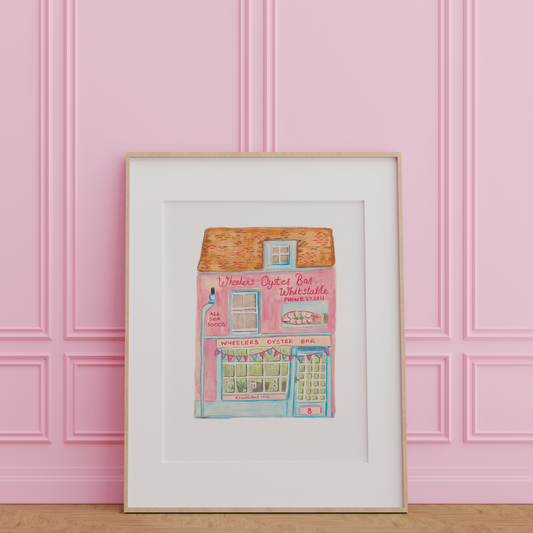 Whitstable Oyster Bar Art Print