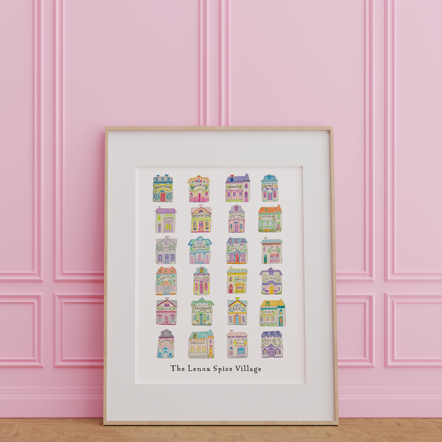 Spice Village Print