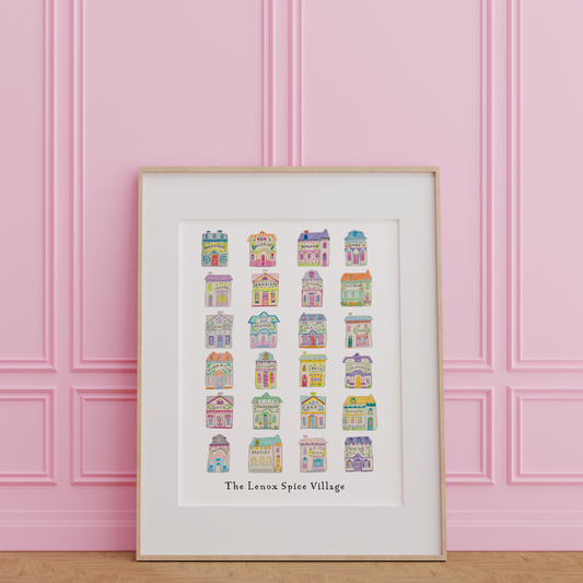 Spice Village Print
