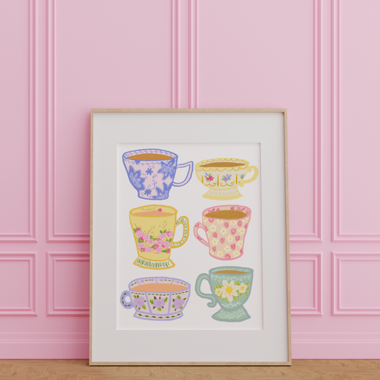 Teacups Print